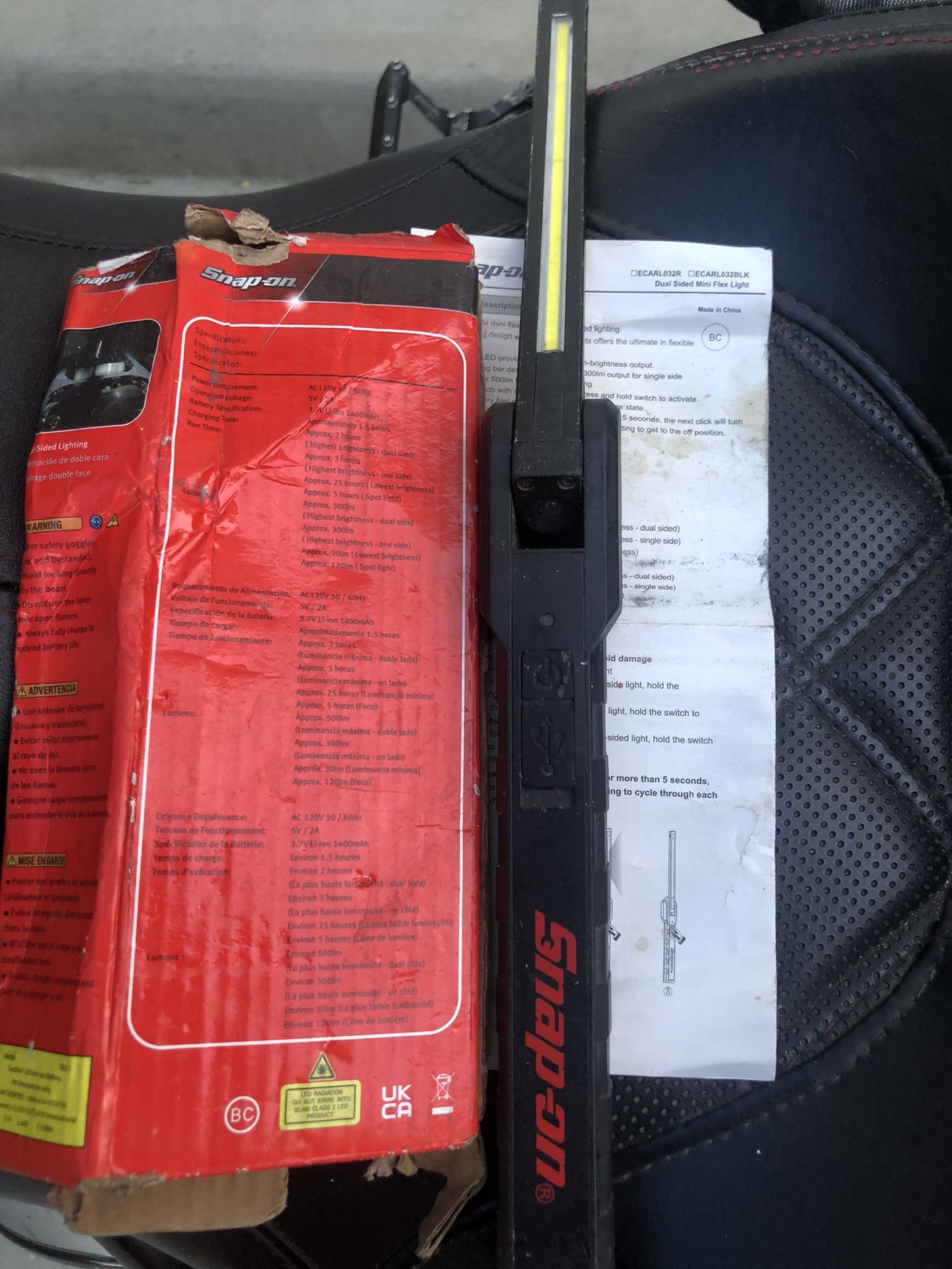 Snap On Flex Light