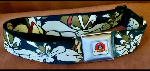 LOONEY TUNES, WILE COYOTE DOG COLLAR (SALE)
