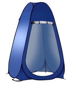 Pop-Up Privacy Shower Tent Blue