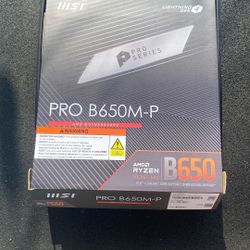 MSI Motherboard (black)