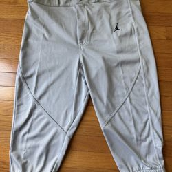 Air Jordan Jumpman RE2PECT Grey Baseball Pants Adult Size Large NWOT