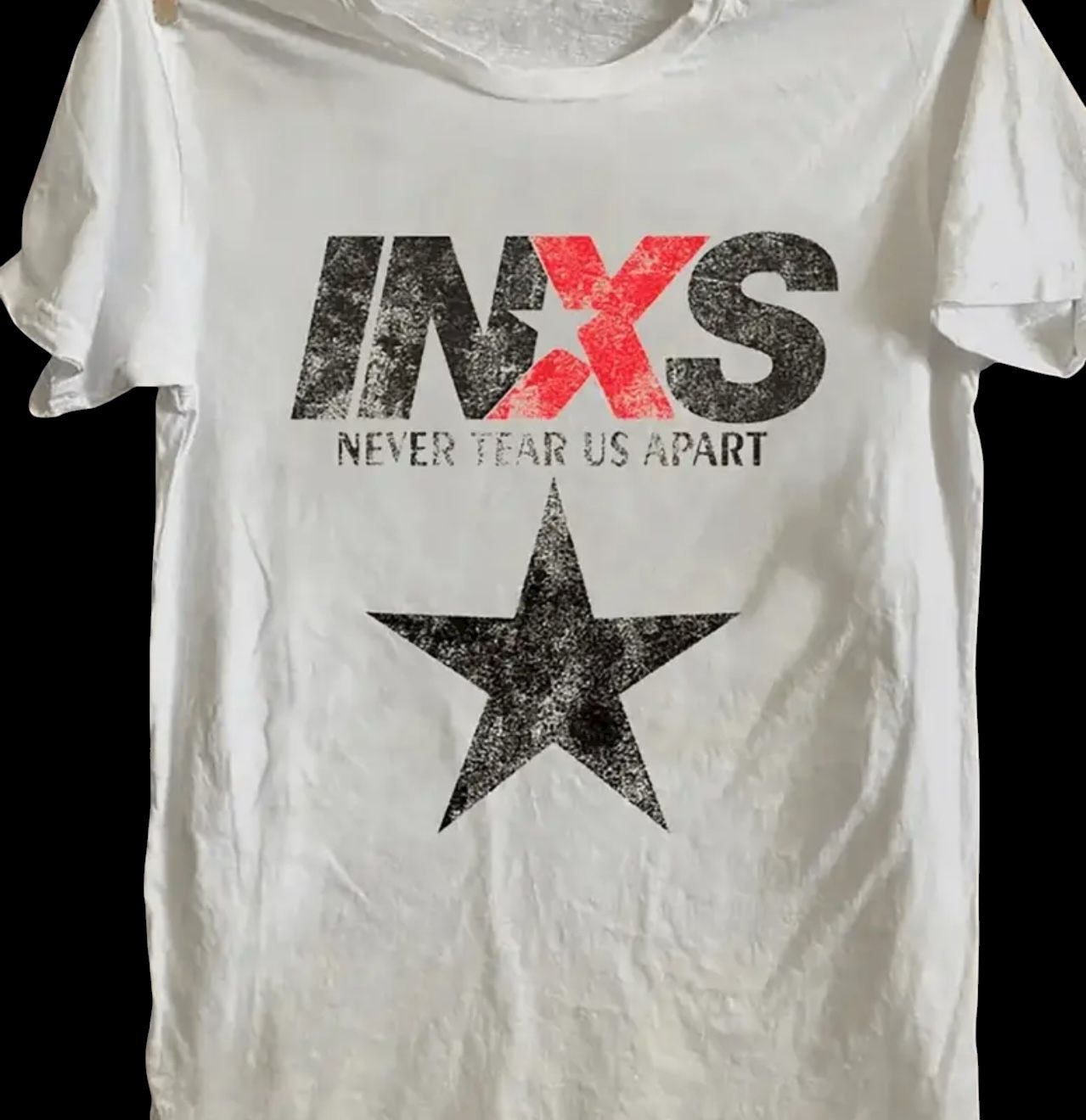 INXS Unisex Band White T Shirt