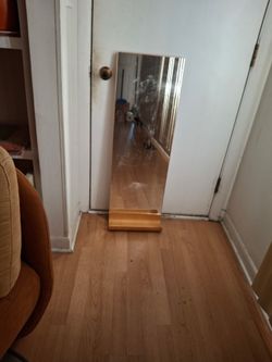 IKEA vintage birchwood mirror