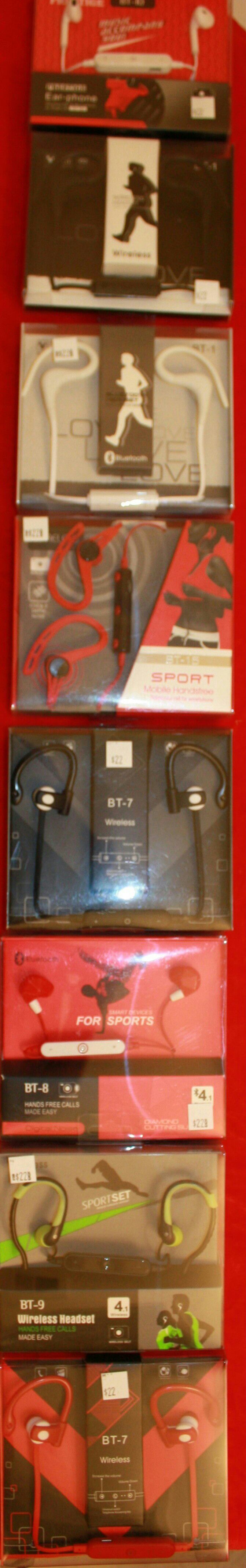 Bluetooth wireless headset ,earphones hear music and answer calls