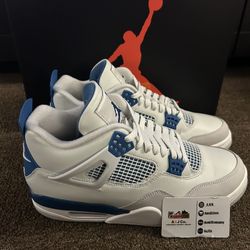 Size 11 - Air Jordan 4 Retro 2024 Military Blue - Ready to be Shipped