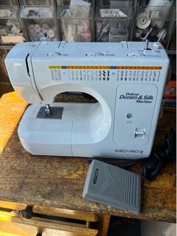 Euro-Pro Deluxe Denim & Silk Machine