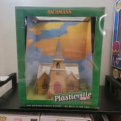 Bachmann Plasticville Country Church Item #45308 0 Scale NIB