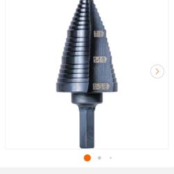 Klein Tools 3-Step Drill Bit, Double-Fluted, 7/8-Inch to 1-3/8-Inch