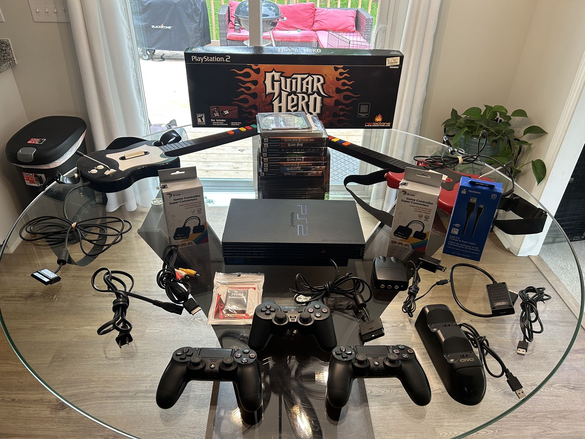 PlayStation 2 Bundle W/ Guitar Hero