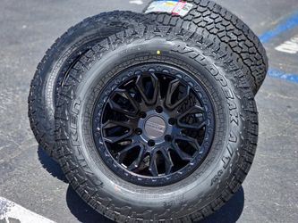 Rotary Forged 17" AGP 304 -12mm rims Falken tires Chevy Silverado Wheels 6 Lug GMC Sierra 6x139