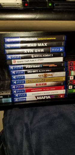 For sale Ps4 games