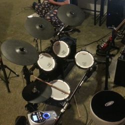 complete electronic drum set