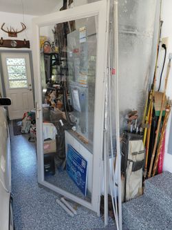Framed Glass Storm Door