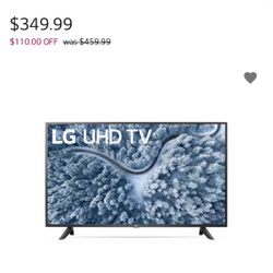 LG 50” 4K UHD SMART TV