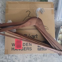 Walnut Wooden Hangers