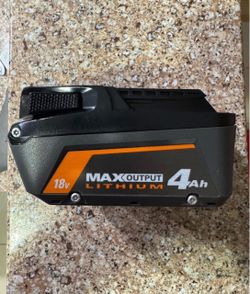 RIDGID 4ah Max Output Battery
