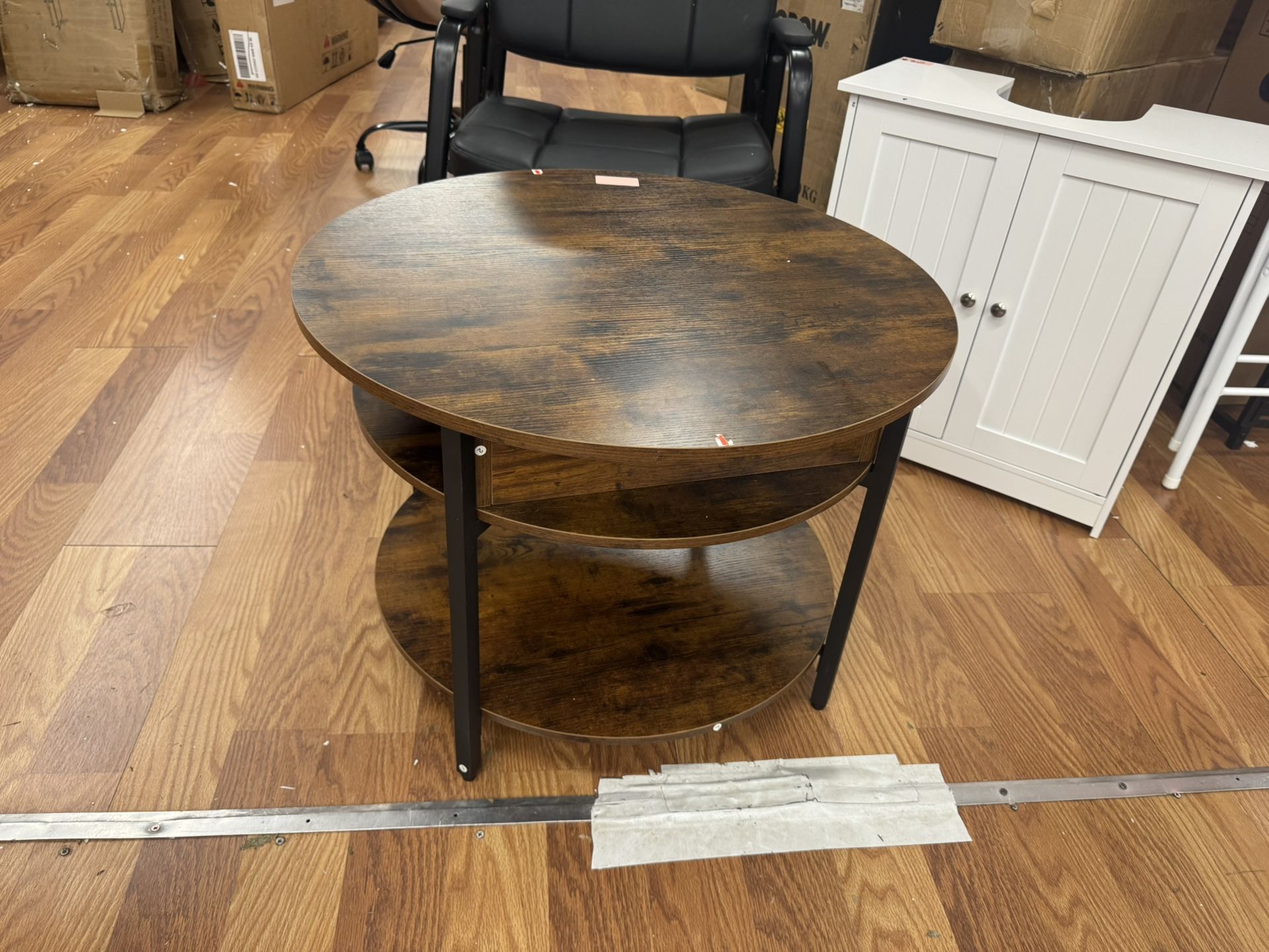 Round Lift Top Small Coffee Table