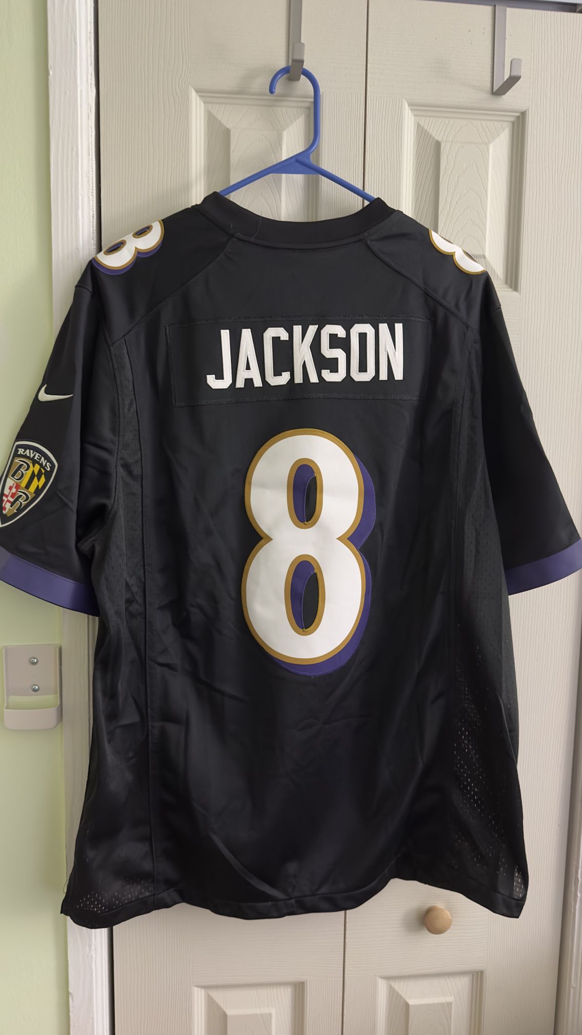 authentic ravens jersey stitched