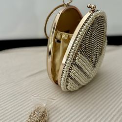 Hard Shell Teardrop Handbag 