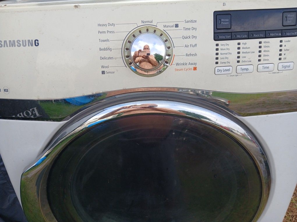 Samsung Best Automatic Clothes Dryer With Steam This Dryer Is Stackable Works Perfect Can Deliver