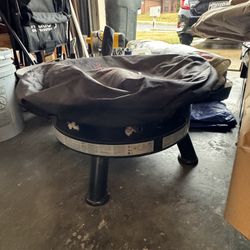 Propane firepit Rock glass decor $60