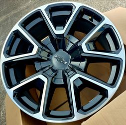 2025 CHEVY TAHOE RIMS OEM NEW......( 22" INCH )