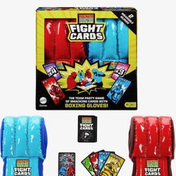 Mattel Games Rock 'Em Sock 'Em Robots Card Game, Team Party Game for Kids &Adult