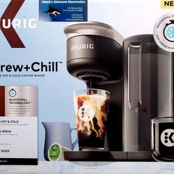 Keurig K-Brew + Chill Iced or Hot Single-Serve K-Cup Coffee Maker (New)