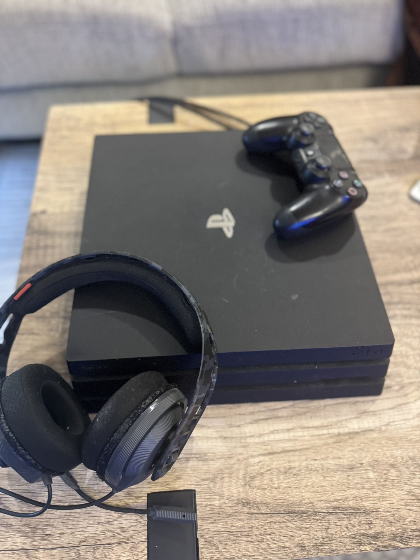 PS4 with Controller and Headset