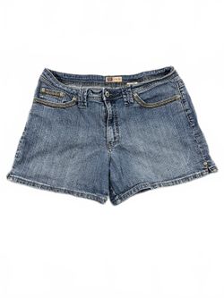 Faded Glory Denim Shorts Medium Wash Stretch Vintage Casual Y2K