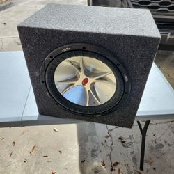 12" Kicker Sub And Box