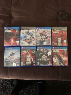 Madden and NBA 2K PS3, PS4