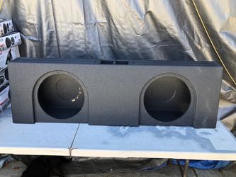 12 inch truck style subwoofer ported box for shallow subs “