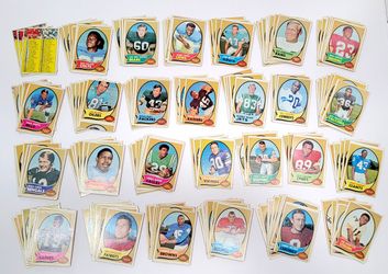 1970 Vintage Topps Football | LOT of 164 Cards | Various cards & conditions