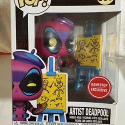 Funko Pop! Marvel Deadpool - Artist Deadpool #887 GameStop Exclusive
