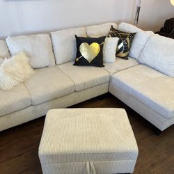Beige Sectional  