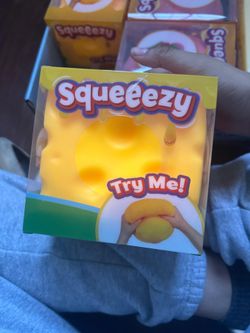 Viral squeezy cheese squishy