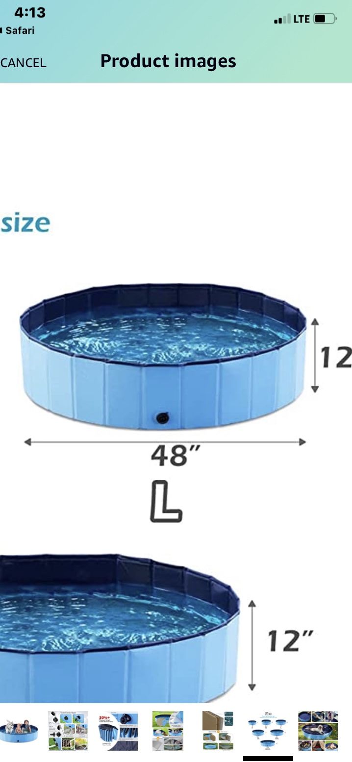 Jason well Foldable Dog Pool