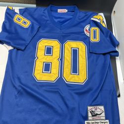 AUTHENTIC MITCHELL AND NESS KELLEN WINSLOW CHARGERS JERSEY SIZE 50