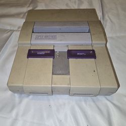 Vintage Super Nintendo (SNES) Console | Retro Gaming Classic