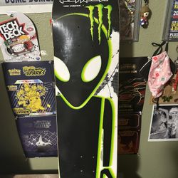 Rob Dyrdek Alien Workshop / Monster Energy Promotional Skateboard Deck 