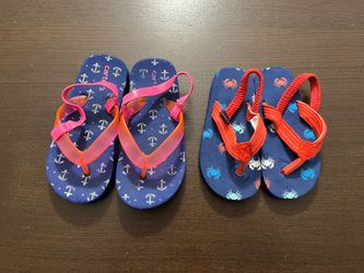 Carter’s Toddler Flip Flops Size 7 & 8