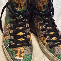 Bengal Tiger GG Supreme High Top Sneaker