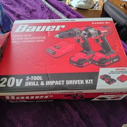Bauer 20V Drill Driver combo