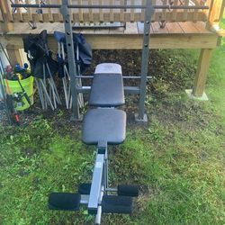 Golds Gym Weight Bench And Bar Only 