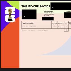 Fifa World Cup Tickets