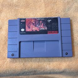 Super Nintendo Game: The Lion King $30 Obo Habló Español