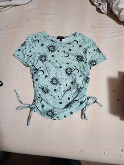 Stary Blue Mint Shirt $8
