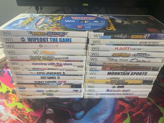Nintendo Wii 29 Game Bundle
