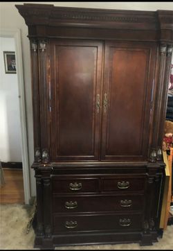 Solid Wood  Armoire 